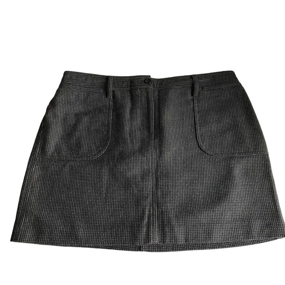 J. Crew Mini Skirt Gray Tweed Skirt Cotton Blen Size 10 NEW - Picture 1 of 9